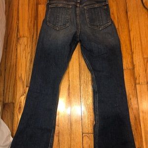 Rag and bone slightly worn jeans